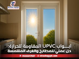 أبواب UPVC المقاومة للحرارة: حل عملي للمطابخ والغرف المشمسة
