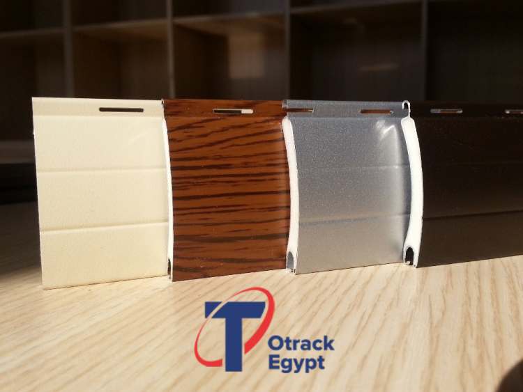 أنواع شرائح الشيش الألوميتال